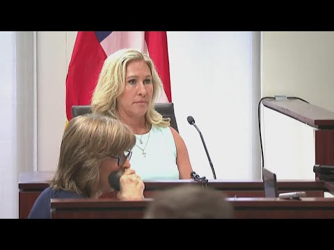 Marjorie Taylor Greene takes stand in hearing challenging her reelection eligibility