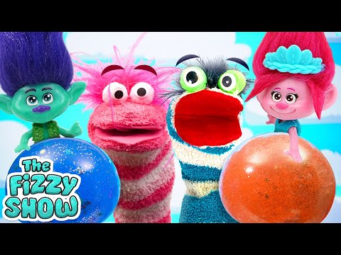 Fizzy &amp; Trolls Squishy Championship 🏆 Fizzy &amp; Poppy VS Phoebe &amp; Branch | Fun Videos For Kids