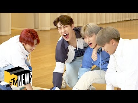 ATEEZ Get 'Tangled Up' Answering Our Questions | MTV News