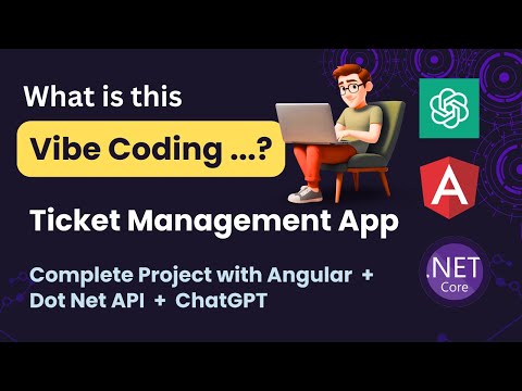 🚀 Build a Complete Ticket Management App | Angular + .NET API + ChatGPT  | Built Using ChatGPT 🚀