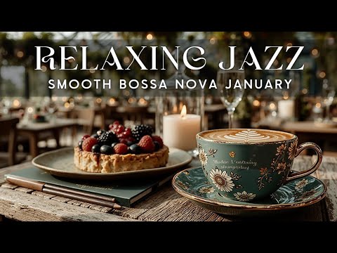 Cozy January Jazz Cafe | Smooth Bossa Nova for Relaxation & Focus