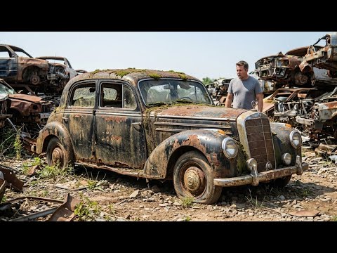 ASMR Vintage Car Restoration | Mercedes-Benz 170 S (1950) Full Rebuild from Abandoned Condition