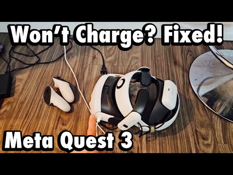Meta Quest 3: Won't Charge? Work Around Fix