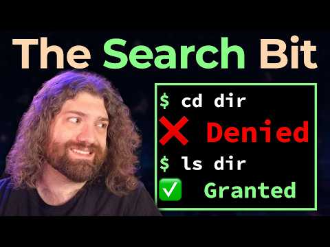 Unix Directory Permissions - Why you need the execute (or search) bit - You Suck at Programming #075