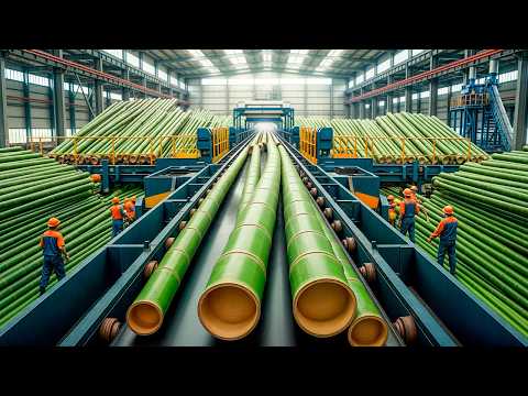 ¿Cómo se hace?. ¡Así se Fabrican Tableros con 20 MILLONES de Toneladas de BAMBÚ! 🎋♻️