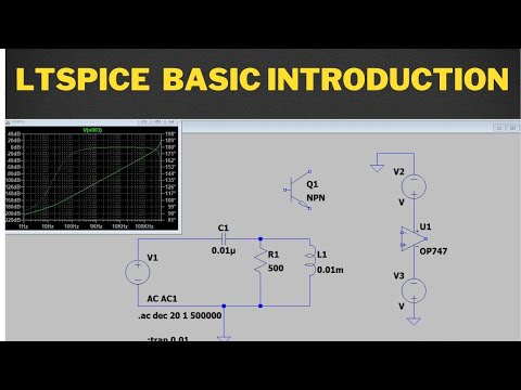 Introduction to LTspice Software - How to make circuit in LTspice Software - LTspice Simulation RC