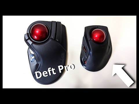 Elecom Deft Pro: A Compact Finger-Operated Trackball (w/ Elecom Huge)