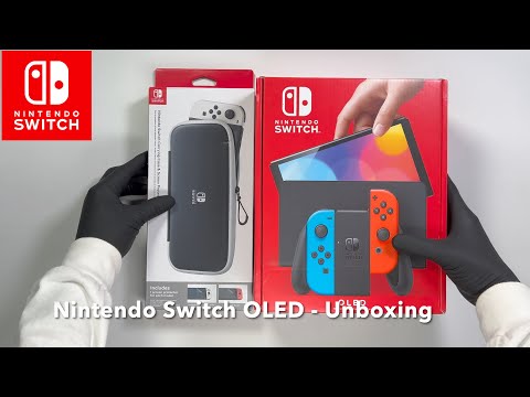 NEW Nintendo Switch OLED - Unboxing & Gameplay