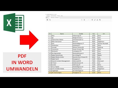 PDF-Datei in Word-Datei EINFACH konvertieren I Excelpedia