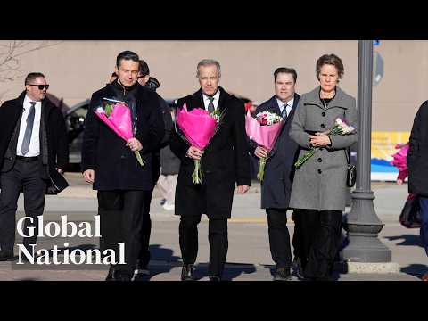 Global National: Feb. 13, 2026 | Leaders pay tribute at Tumbler Ridge memorial after deadly shooting