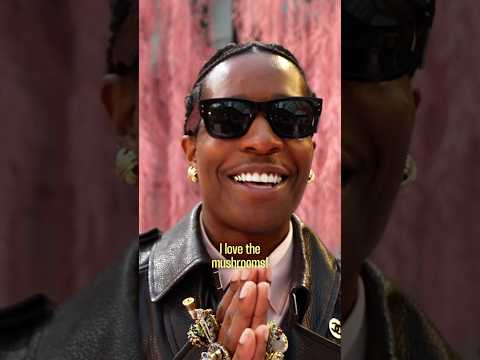 A$AP ROCKY LOVES THE CHANEL MUSHROOMS! #shorts