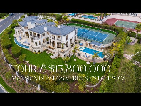 Inside a $13,800,000 Mansion With An Arcade Room | Palos Verdes Estates