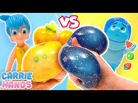 Inside Out 2 Characters Make DIY Squishies With Fun Textures | Craft Videos For Kids
