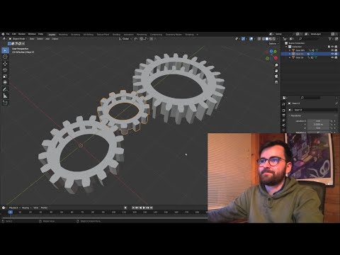 Animating gears and talking about Blender