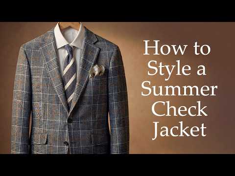 How to Style a Bold Check Jacket