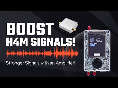 Getting Stronger Signals on PortaPack H4M with an External Amplifier