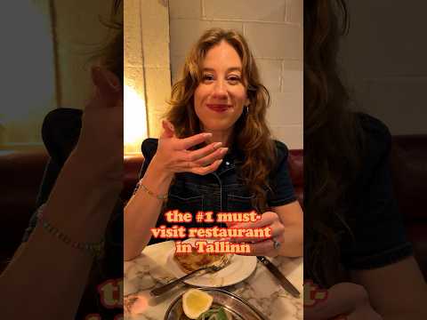 The number one must-visit restaurant in Tallinn 🇪🇪 Barbarea