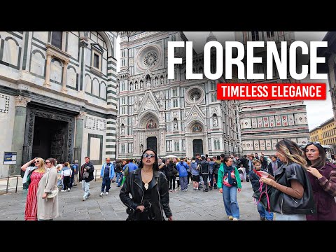 FLORENCE, Italy 🇮🇹 The Most Beautiful City in Italy? 4K Walking Tour