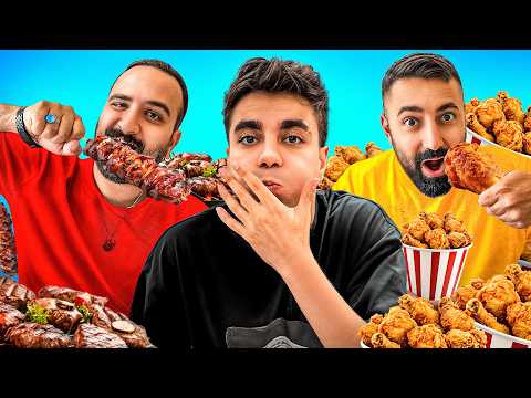 کدوم تیم کالری بیشتر میتونه بخوره؟🍔🍽️