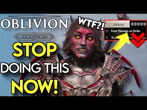 10 MAJOR MISTAKES To Avoid In Oblivion Remastered! | Oblivion Remastered Tips and Tricks
