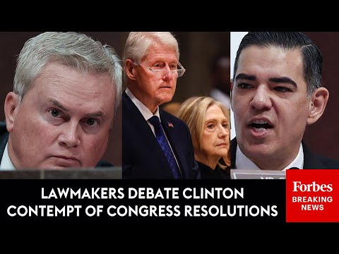 Sparks Fly As Lawmakers Battle Over Contempt Of Congress Resolutions Against The Cintons | Part 1