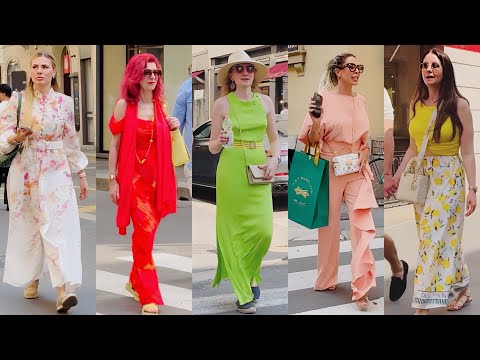 Timeless Luxury: Milan Summer 2025 Fashion Trends | Real Street Style in 26°C Heat🕶️☀️👜👛
