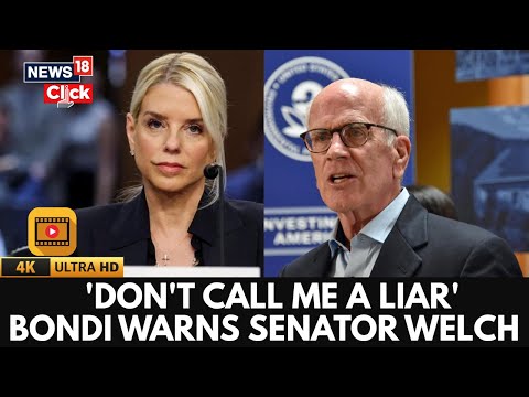 Pam Bondi Fires Back At Senator Welch: ‘Don’t Call Me a Liar’ Sparks Heated Exchange | US News | 4K