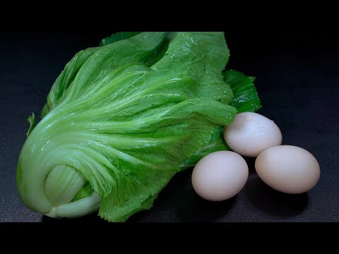 万万没想到，芥菜和鸡蛋这么搭配，少油少调料，简单一做，香的让人根本停不下来#like #food #delicious #美食分享