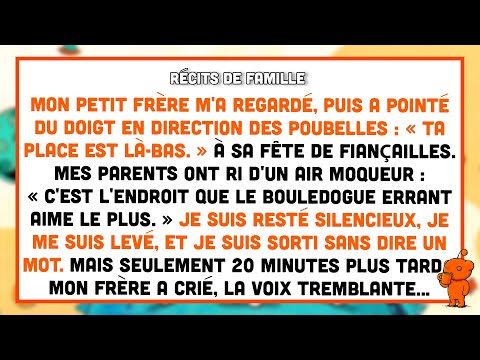 Mon frère m'a envoyé m'asseoir près des poubelles — je suis parti, puis est venu le rebondissement.