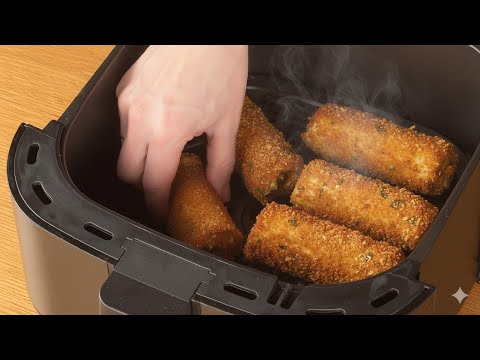 Heißluftfritteuse Frühstücksrezept: Toast, Ei & Speck in 10 Minuten