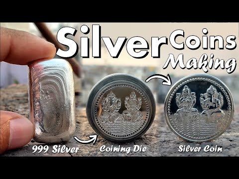 How to make 999 silver coins?-Silver Coin -Handmade-Adamjewellery