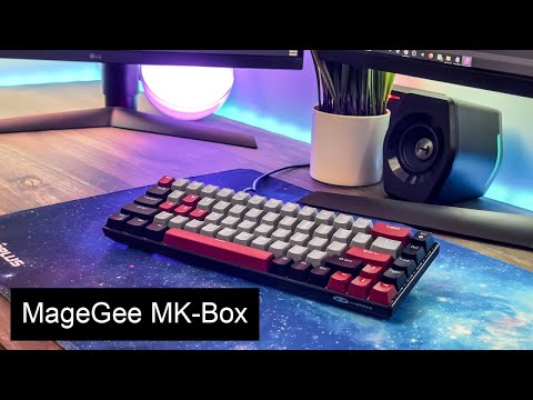 MageGee MK-Box 65% Mechanical Keyboard w/Blue Clicky Switches | Review + Sound Test