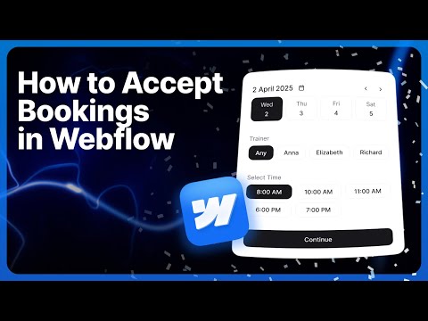Online Booking Component for Webflow | Step-by-Step Tutorial How to Add Bookla Booking System
