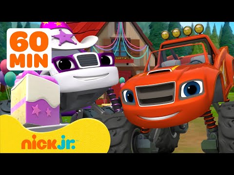 Blaze's Surprise Celebrations Marathon for 60 Minutes! | Nick Jr.