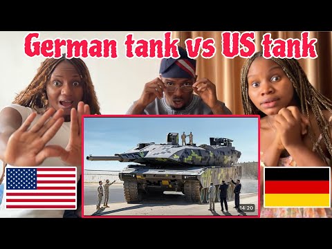 COMPARISON BETWEEN THE GERMAN KF51 PANTER AND USA TANKS (Reaction) 🇺🇸🇩🇪
