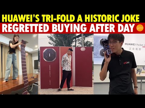 Huawei’s Tri-Fold Is a Historic Joke! Regretted Buying It After Just One Day
