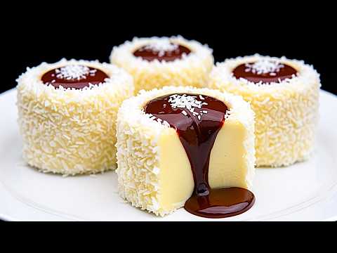 Only milk and condensed milk! Lightning-fast dessert in 5 minutes! No oven, no gelatin!