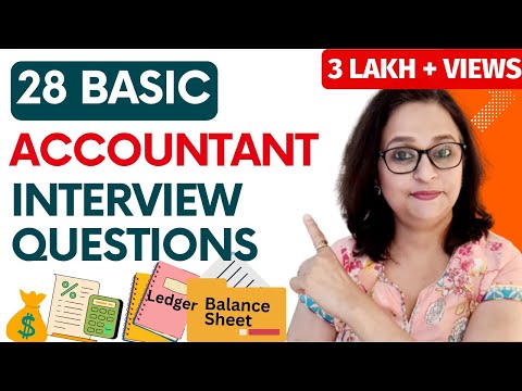 28 Basic Accounting Interview Questions | Accountant Interview Questions | Freshers & Experienced