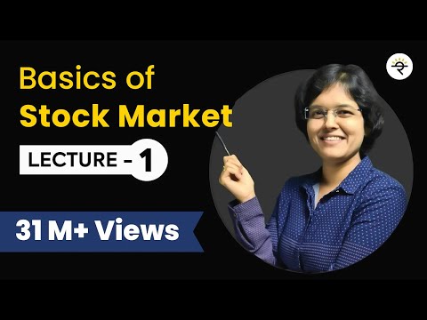 Basics of Stock Market For Beginners  Lecture 1 By CA Rachana Phadke Ranade