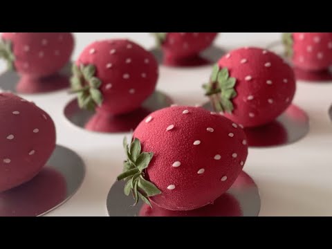 STROWBERRY Shaped Dessert-Recipe by CEDRIC GROLET