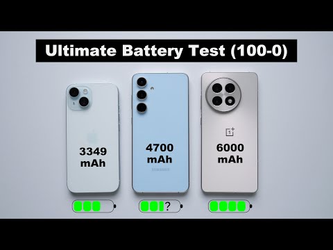 iPhone 15 vs Samsung S24 FE vs OnePlus 13R Ultimate Battery Drain Test! (HINDI)