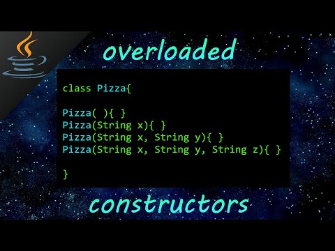 Java overloaded constructors 🍕