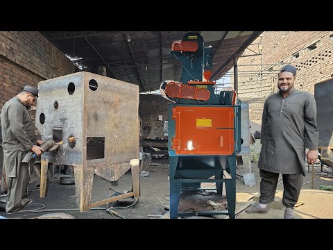 This Young Man Have Incredible Skills To Make Short Blast Machine in There Factory