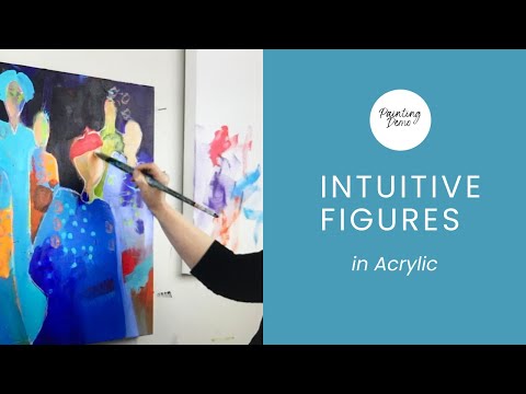 104 ABSTRACT ART: Intuitive Figure Demo in Acrylic