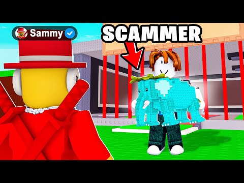 Ich PRANKE SCAMMER als ADMIN SAMMY in Steal a Brainrot!