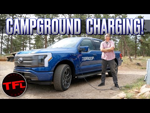 Here's What It's Like to Charge an EV At a Campsite - Hint: Other Campers Don't Really Like You!