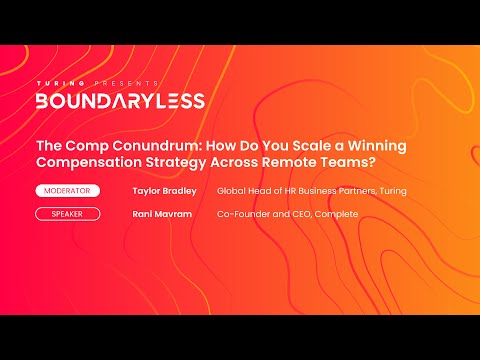 The Comp Conundrum  - How do you scale with remote team compensation strategies?