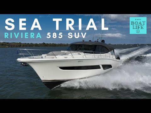FIRST Test!! - RIVIERA 585 SUV - Offshore - Inshore - Anchoring - Docking & Fuel Burn