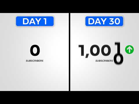 My SECRET Plan to Gain 1,000 Subs on YouTube (in Just 30 Days)!