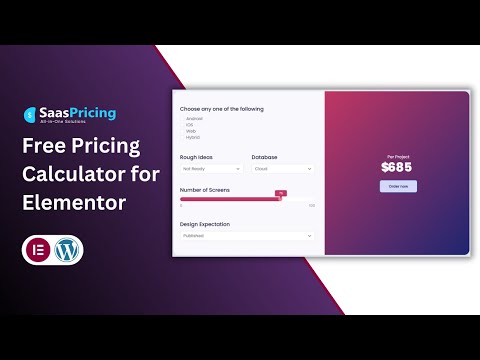 How to Create Pricing Calculator With Elementor